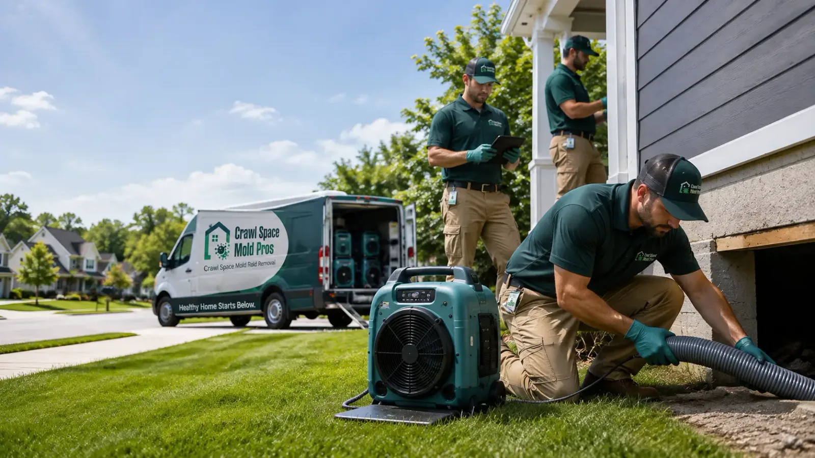 Crawl Space Mold Removal in Waverly, MN